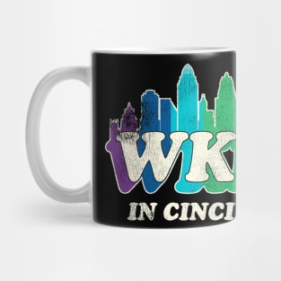 WKRP in Cincinatti Vintage Rainbow Mug